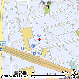 栃木県足利市堀込町153-2周辺の地図