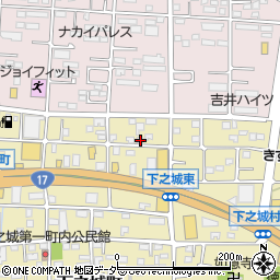 群馬県高崎市下之城町172-26周辺の地図