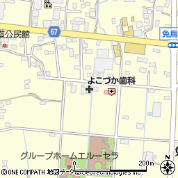 栃木県佐野市免鳥町533周辺の地図