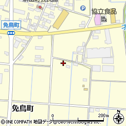 栃木県佐野市免鳥町198周辺の地図
