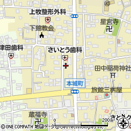 茨城県筑西市甲275-1周辺の地図