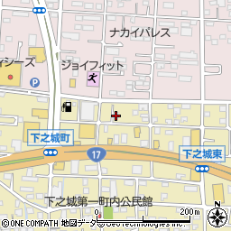 群馬県高崎市下之城町171-5周辺の地図