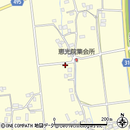 長野県安曇野市豊科南穂高1962周辺の地図