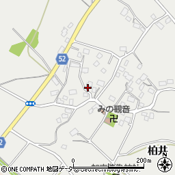 茨城県笠間市柏井293周辺の地図