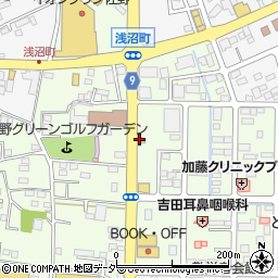 モスバーガー佐野東店周辺の地図