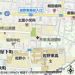 栃木県佐野市亀井町15-9周辺の地図