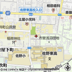 栃木県佐野市亀井町15-8周辺の地図