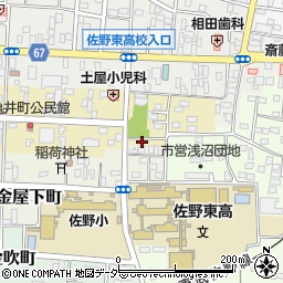 栃木県佐野市亀井町15-6周辺の地図