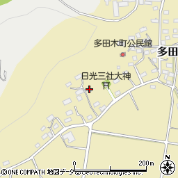 栃木県足利市多田木町579周辺の地図