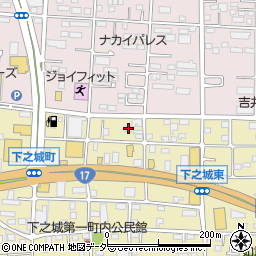 群馬県高崎市下之城町171-11周辺の地図