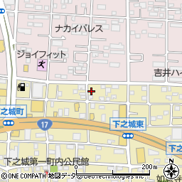 群馬県高崎市下之城町172-15周辺の地図