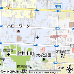 栃木県佐野市金井上町2504周辺の地図