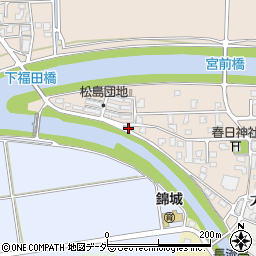 石川県加賀市大聖寺上福田町ト周辺の地図