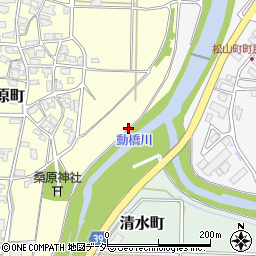 石川県加賀市桑原町ヲ周辺の地図