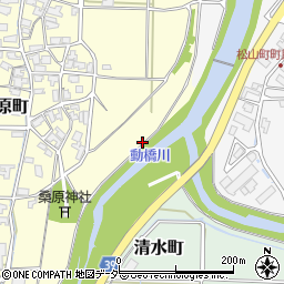 石川県加賀市桑原町（ヲ）周辺の地図