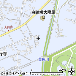 栃木県小山市大行寺324周辺の地図