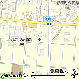 栃木県佐野市免鳥町556周辺の地図