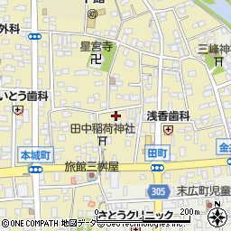茨城県筑西市甲843-2周辺の地図