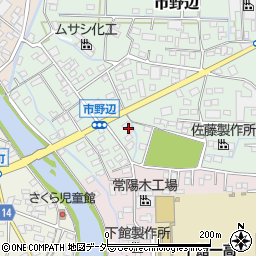 有限会社海老澤材木店周辺の地図