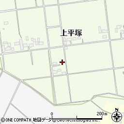 茨城県筑西市上平塚516-2周辺の地図