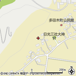 栃木県足利市多田木町582周辺の地図