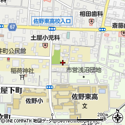栃木県佐野市亀井町15-12周辺の地図