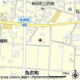 栃木県佐野市免鳥町207周辺の地図