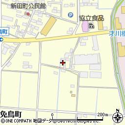 栃木県佐野市免鳥町111周辺の地図