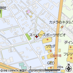 栃木県足利市堀込町2496-1周辺の地図