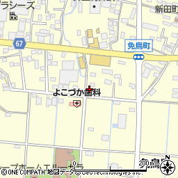 栃木県佐野市免鳥町852周辺の地図