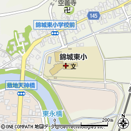 錦城東小学校周辺の地図