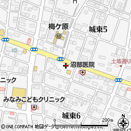 カレーハウスＣｏＣｏ壱番屋小山城東店周辺の地図