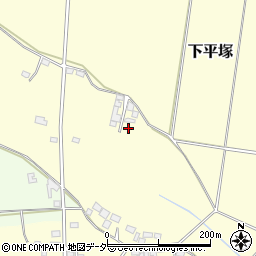 茨城県筑西市下平塚636-15周辺の地図