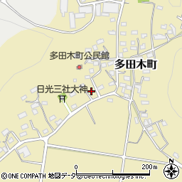 栃木県足利市多田木町570周辺の地図