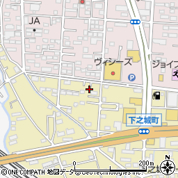 群馬県高崎市下之城町143-5周辺の地図