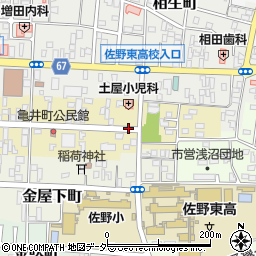 クオール薬局　佐野赤門店周辺の地図
