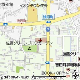 日本郵政公社労働組合安足地方支部佐野書記局周辺の地図