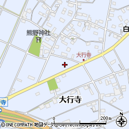 栃木県小山市大行寺279周辺の地図