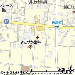 栃木県佐野市免鳥町562周辺の地図