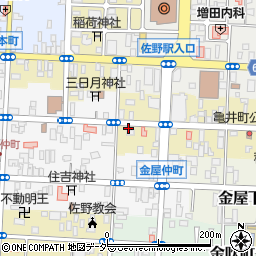 栃木県佐野市亀井町2606周辺の地図
