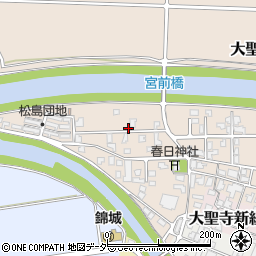 石川県加賀市大聖寺上福田町ヘ周辺の地図