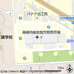 高崎市総合卸売市場株式会社周辺の地図