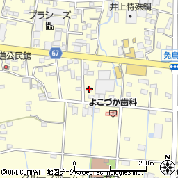 栃木県佐野市免鳥町847周辺の地図