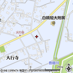 栃木県小山市大行寺720周辺の地図