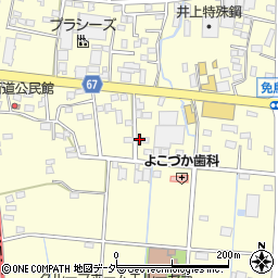 栃木県佐野市免鳥町574周辺の地図