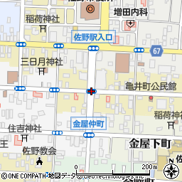 亀井町周辺の地図