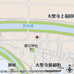 石川県加賀市大聖寺上福田町ニ35-7周辺の地図