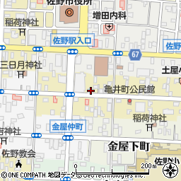 栃木県佐野市亀井町2658-2周辺の地図