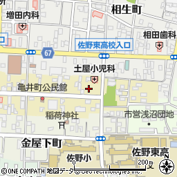 栃木県佐野市亀井町2639周辺の地図