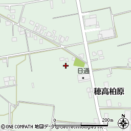 長野県安曇野市穂高柏原3438周辺の地図